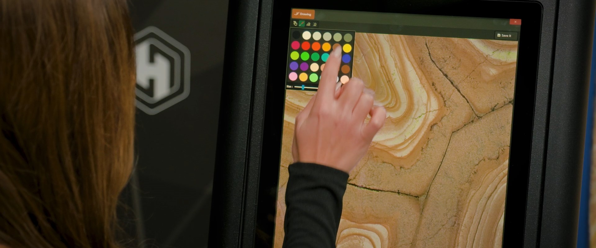 Iris Scanner Touch Screen Defects