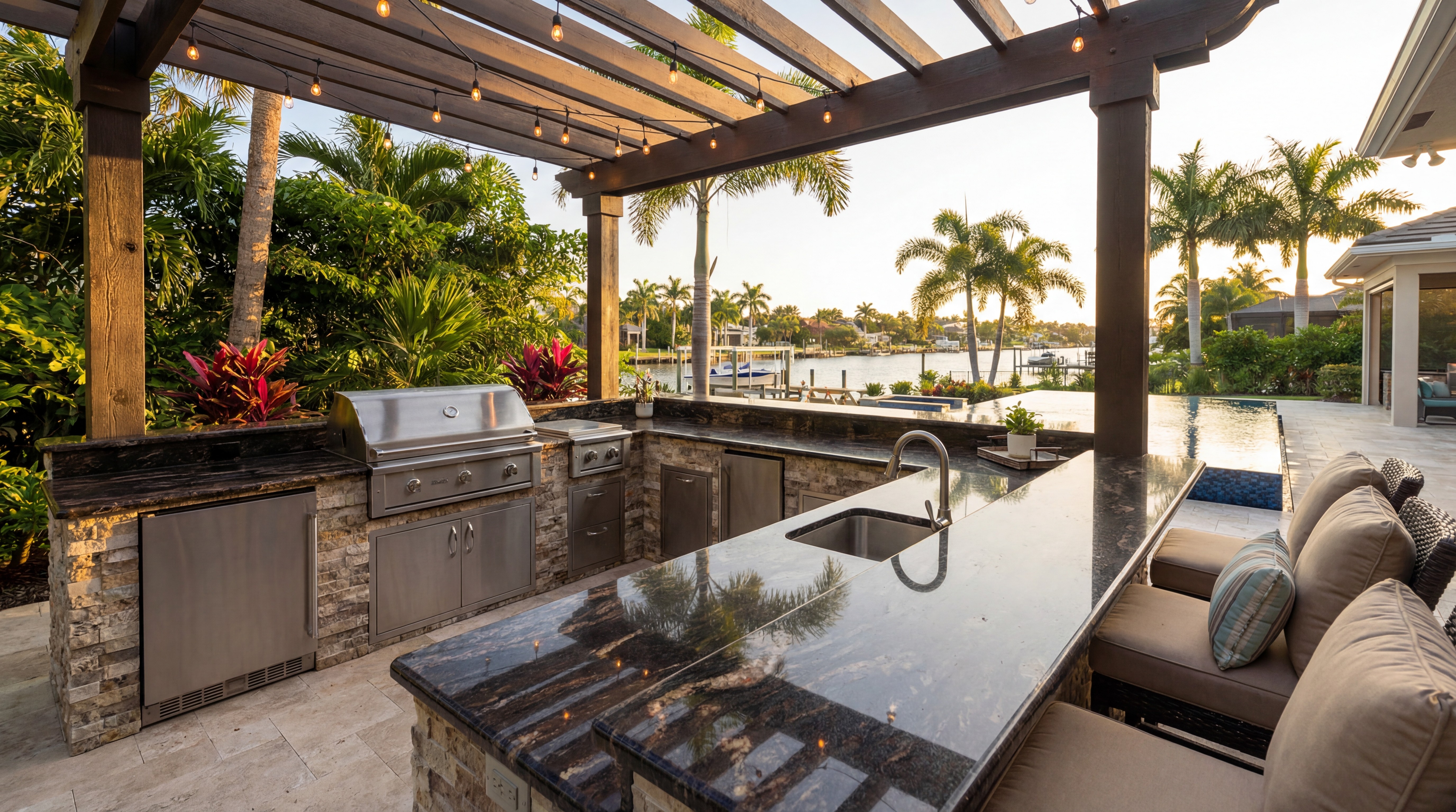 Granite countertop slab