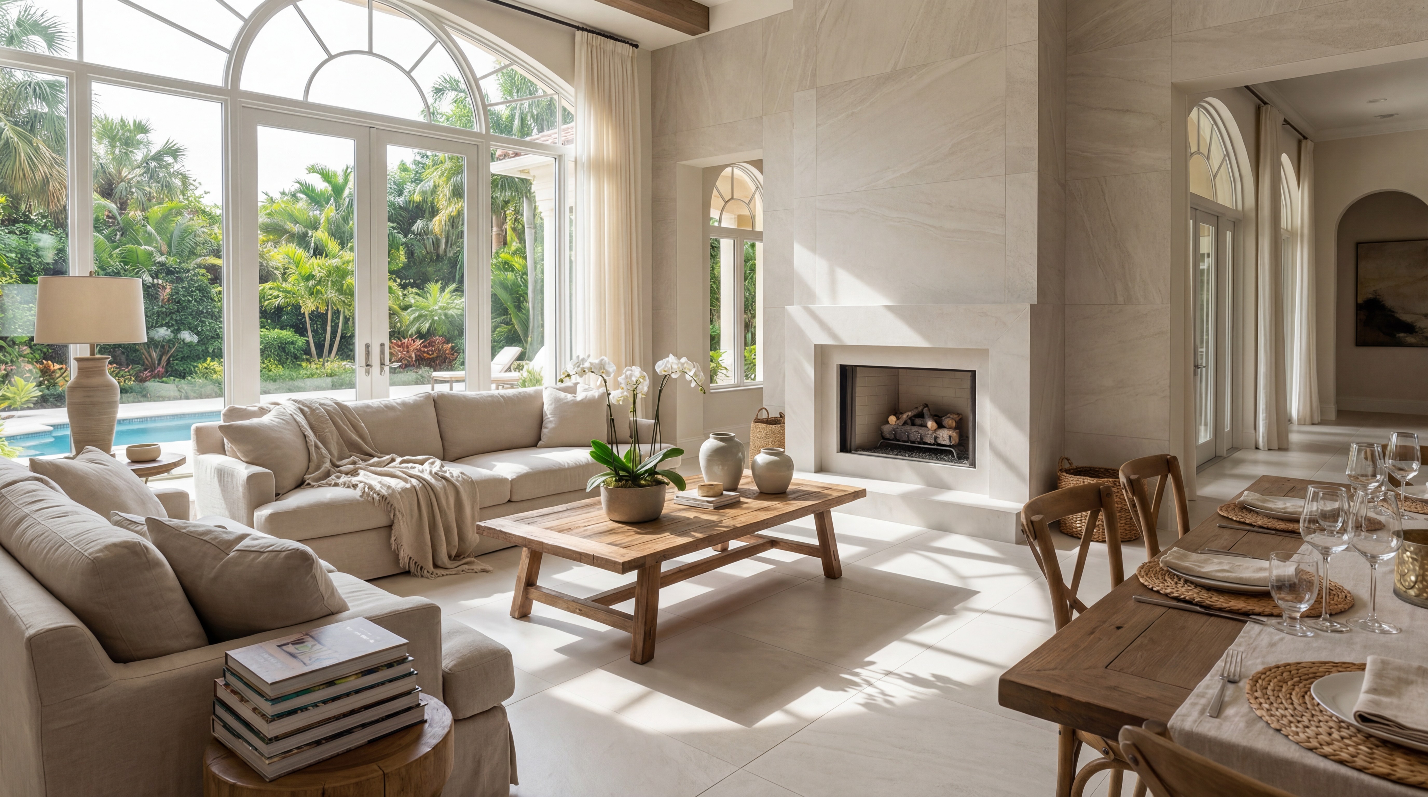 Porcelain surface slab