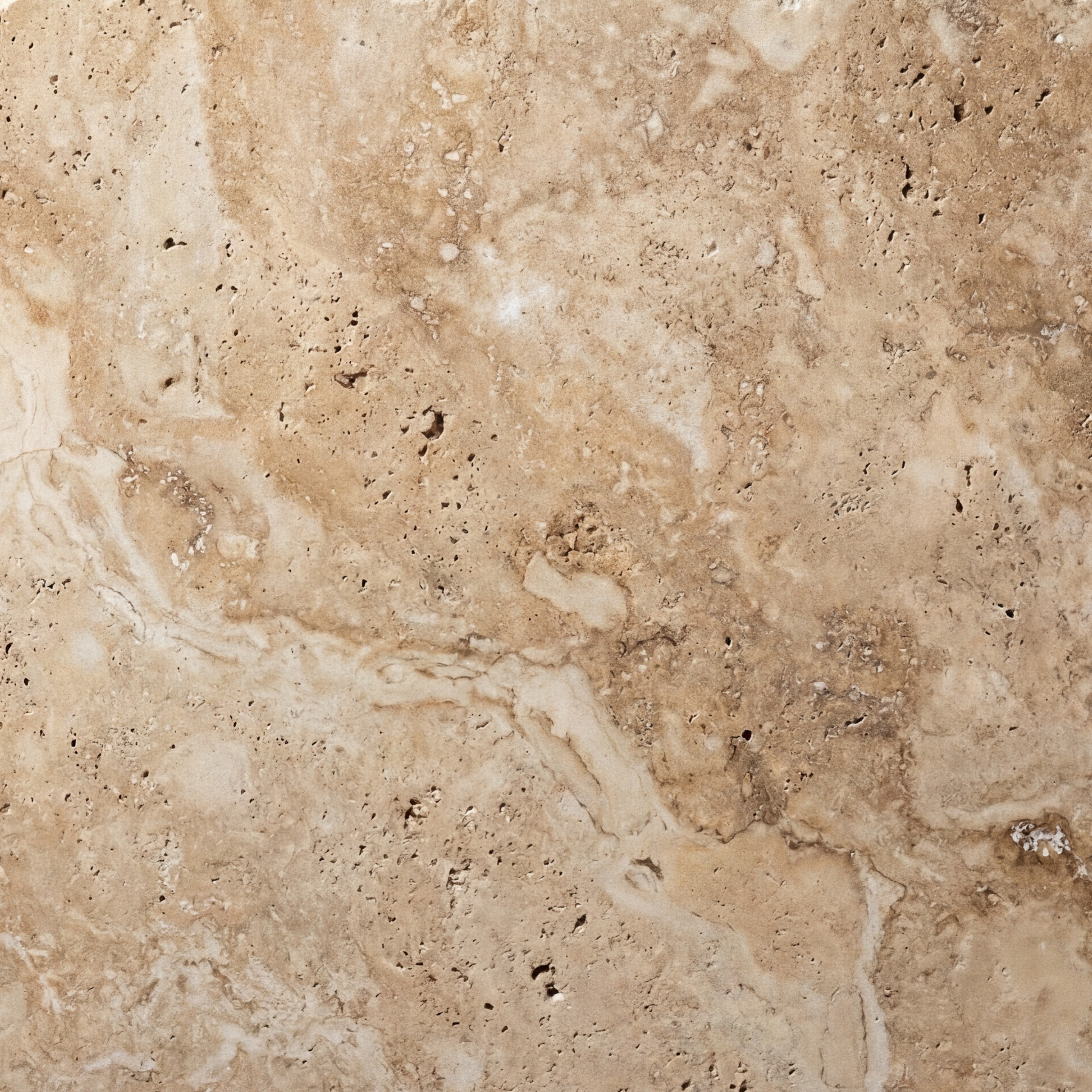 Travertine surface texture close-up